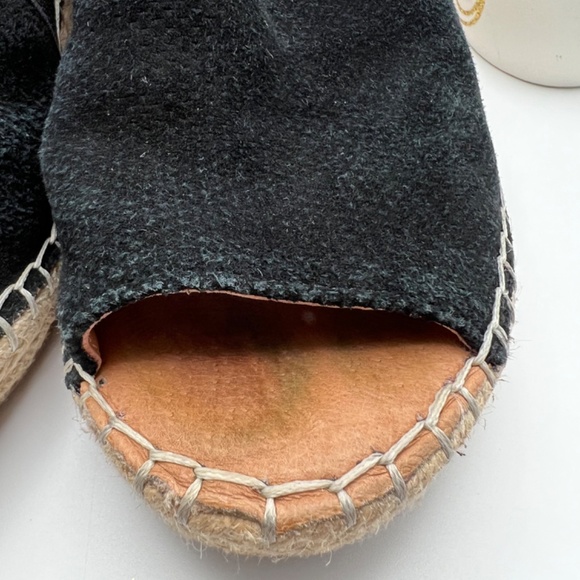 Shoes- Women Gentle Souls by Kenneth Cole Women's Shoe Colleen Black Suede Wedge - Picture 8 of 17